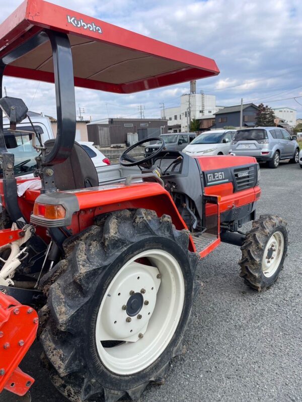 KUBOTA GL261 4x4 servo stříška (1487mth)